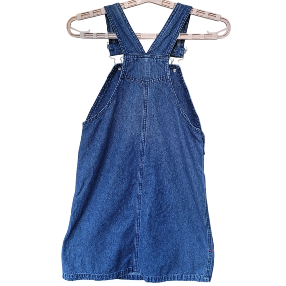Disney Store Toy Story "Jessie" Embroidered Denim Overall Dress Size 10-12 Girl - Picture 2 of 15
